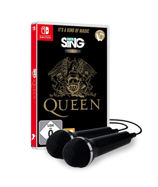 switch lets sing queen + 2 micros