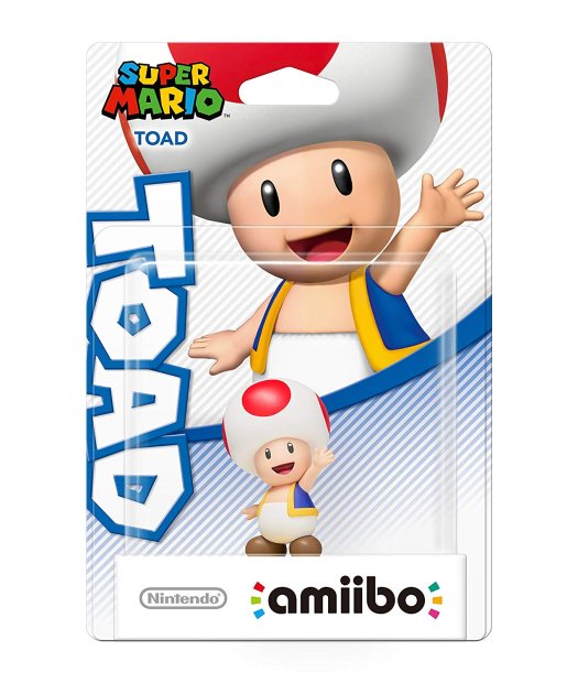 figura amiibo toad (coleccion super mario)