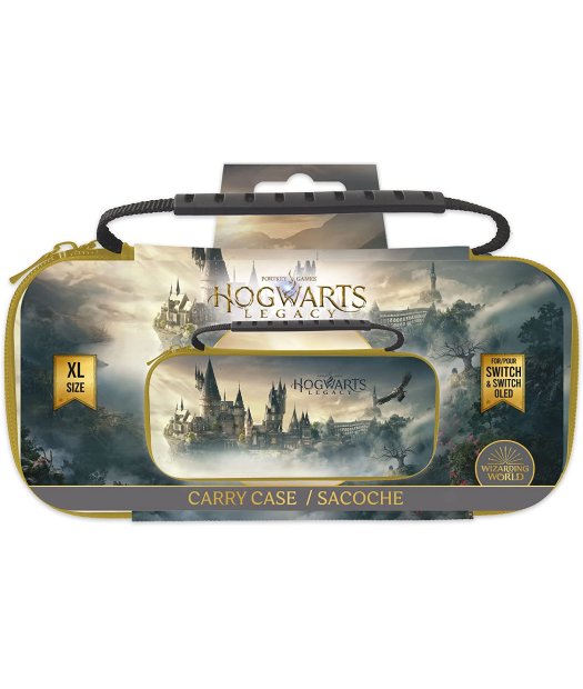 bolsa consola nintendo switch/oled hogwarts legacy