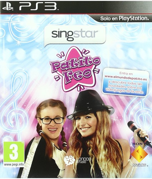 ps3 singstar patito feo