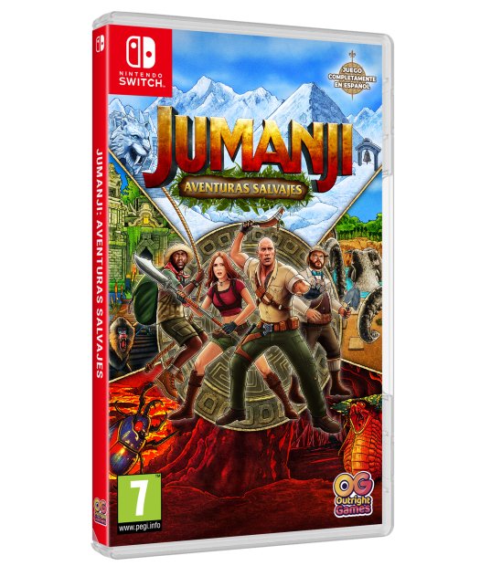 switch jumanji aventuras salvajes