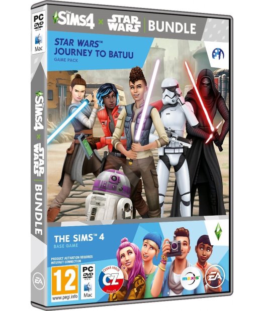 pc los sims 4 + star wars viaje a batuu