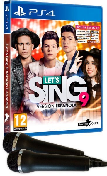 ps4 lets sing 9 version espaola + 2 micros