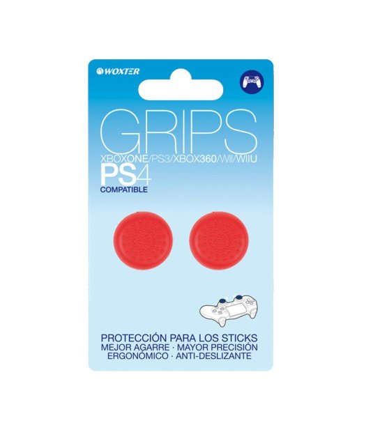 grips protector stick mandos ps4-ps3-x360 rojo