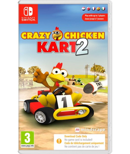 switch crazy chicken kart 2 code in a box