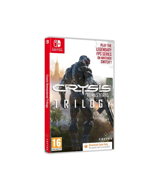 switch crysis remastered trilogy - codigo en caja