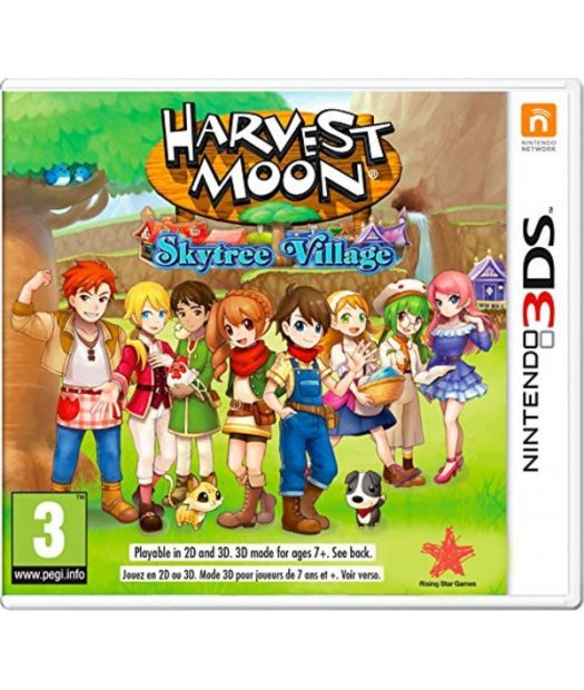 n3ds harvest moon el pueblo del arbol celeste