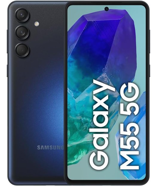 smartphone 6,7\" samsung galaxy m55 256 gb negro