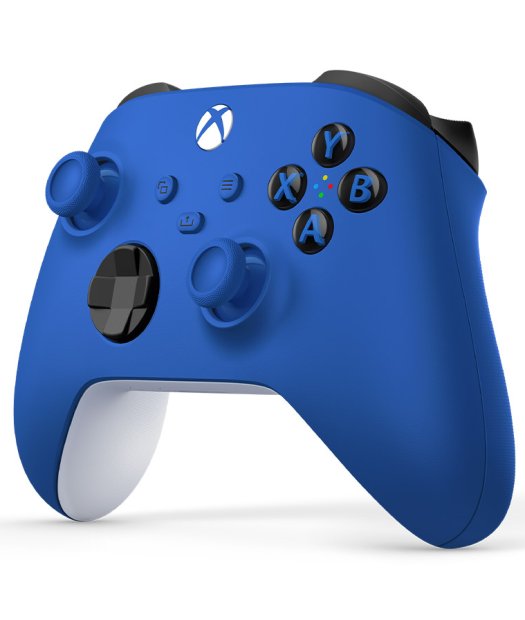 mando wireless xbox series x shock azul