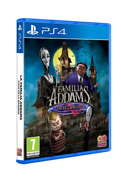 ps4 la familia addams: caos en la mansin