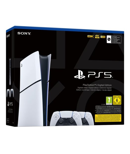 consola ps5 slim digital c/ 2 mandos (promo)