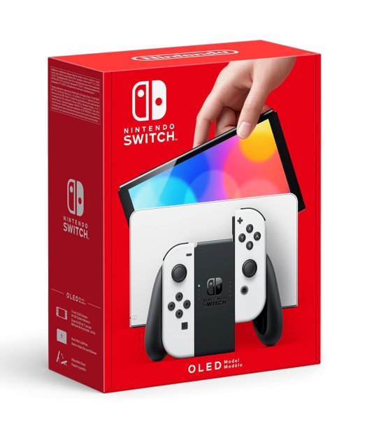 consola nintendo switch oled blanca (oferta)