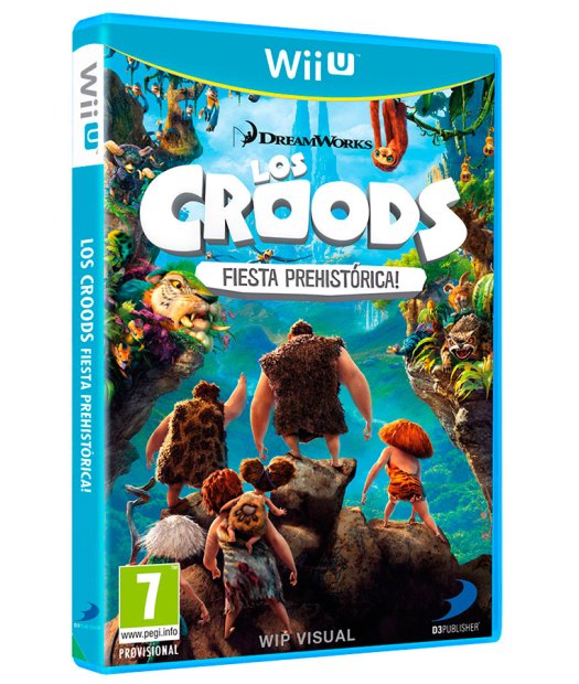 wiiu los croods fiesta prehistorica