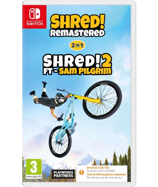 switch shred! remastered - 2 in 1 - shred! 2 ft sa