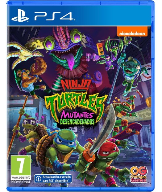 ps4 ninja turtles: mutantes desencadenados