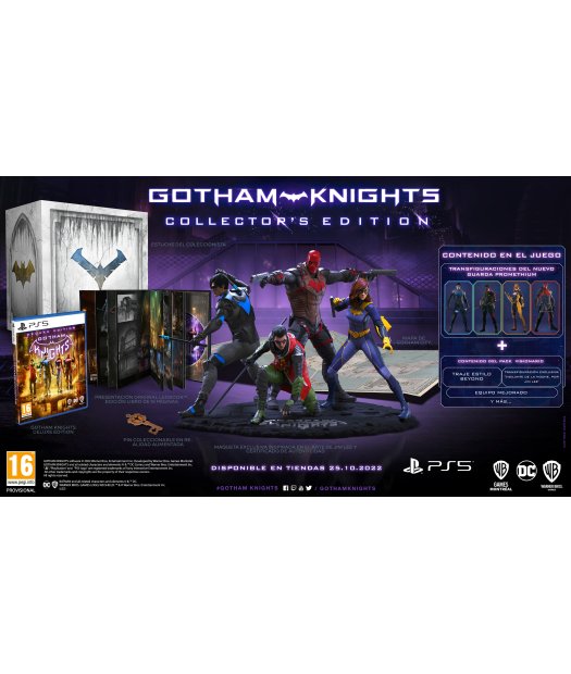 ps5 gotham knights collector\'s edition