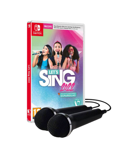 switch lets sing 2022 + 2 microfonos (promo)