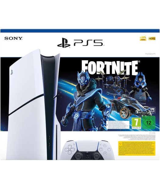 consola ps5 slim lector fortnite