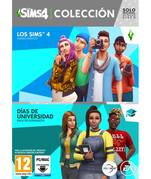 pc los sims 4 + dias de universidad