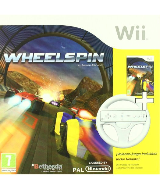 wii wheelspin + volante