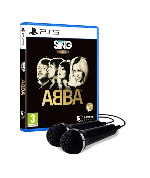 ps5 lets sing abba + 2 micros (promo)