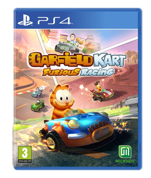 ps4 garfield kart furious racing