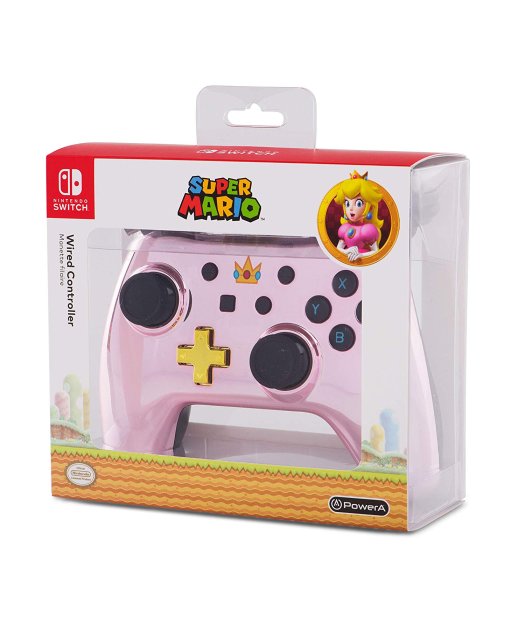 mando wired controller chrome peach switch