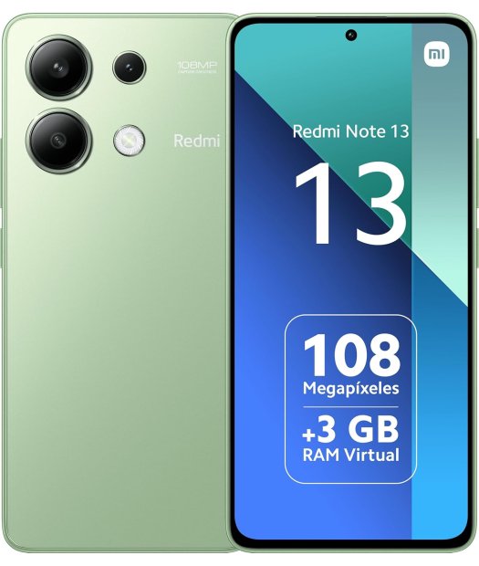 smartphone 6,67\" xiaomi redmi note 13 128+6 verde