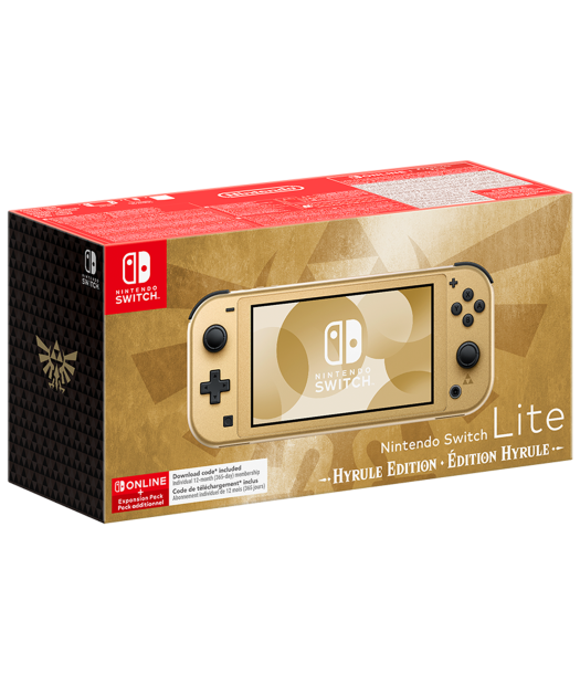 consola nintendo switch lite hyrule edition +12nso