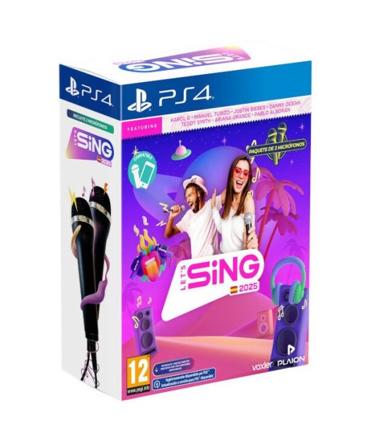 ps4 lets sing 2025 s.v. + 2 micros