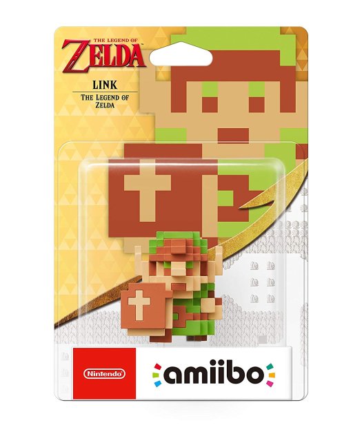 figura amiibo link 8 bits (colecccion zelda)