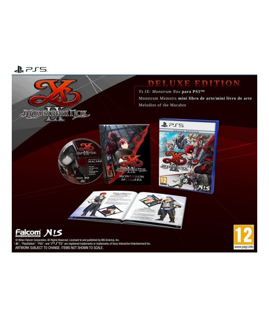 ps5 ys ix: monstrum nox - deluxe edition