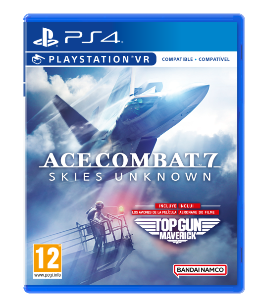 ps4 ace combat 7 skies unknown top gun: mav.